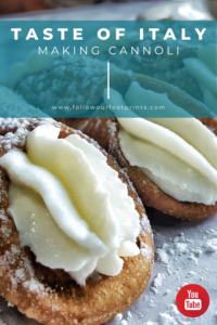 Follow our Footprints makes Cannoli
