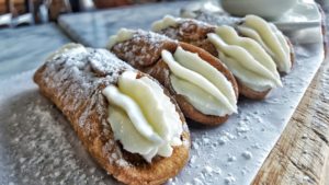 Follow Footprints to make Cannoli